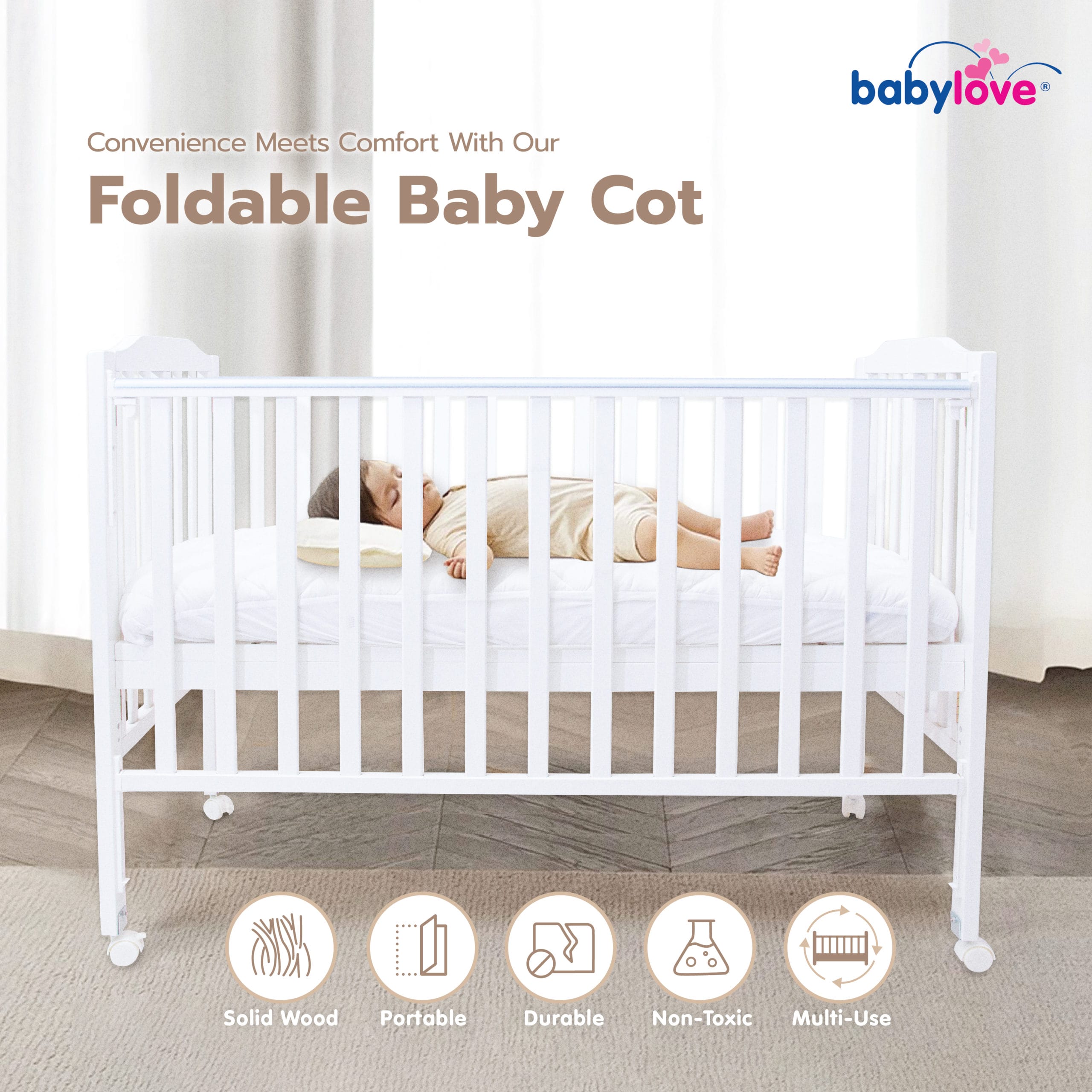 Foldable Baby cot-08