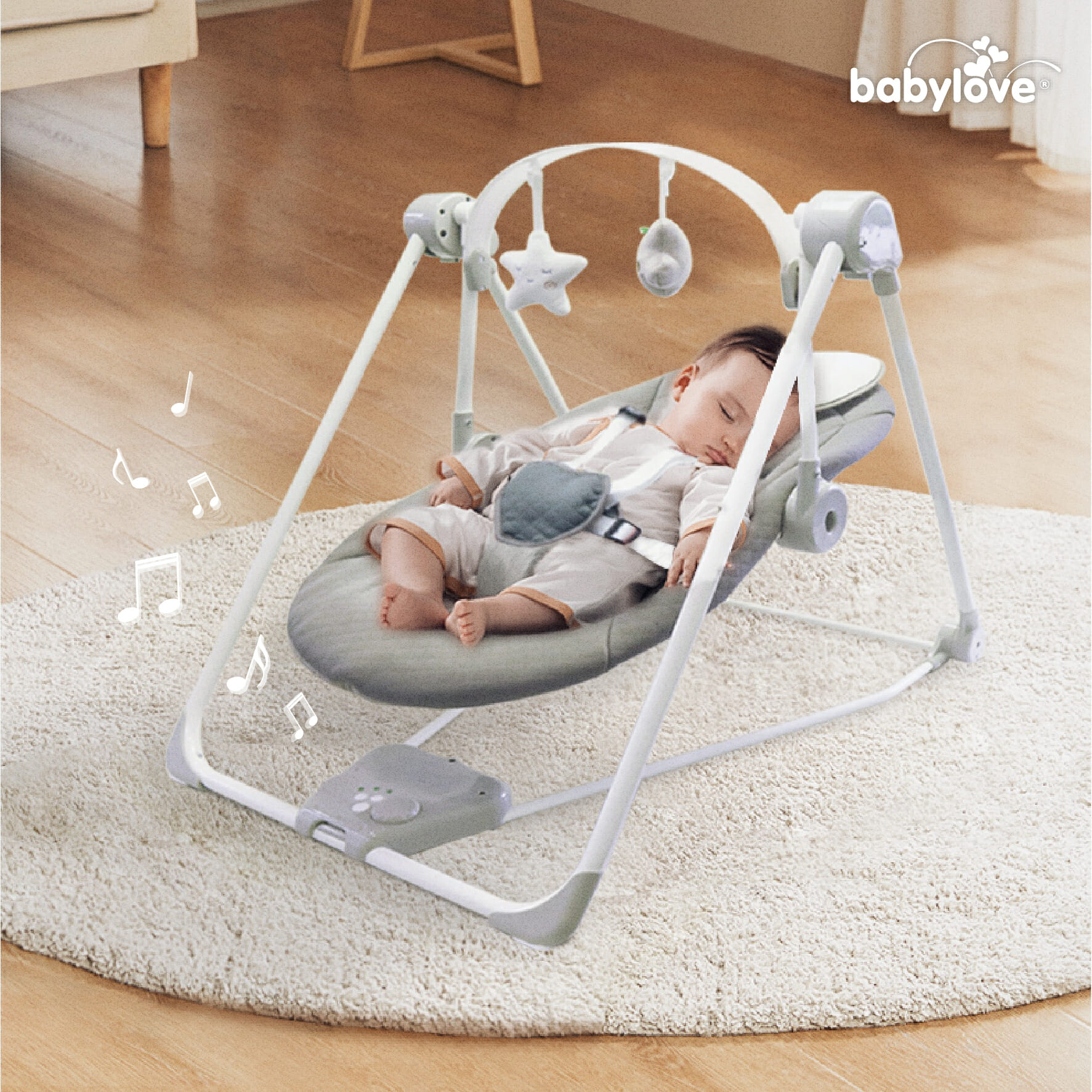 Babylove Serena Electric Baby Swing - Babylove