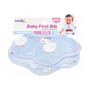 Babylove 2 in 1 Flowery Shaped Waterproof Baby Bib